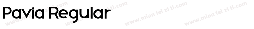 Pavia Regular 语言英文字体转换